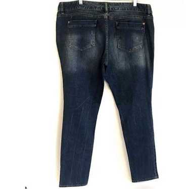 Mossimo Mossimo Sandblasted Skinny Jeans Plus 16R 