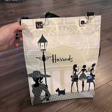 Harrods vinyl style coin Purse with clasp, colourful bow design NEW | eBay