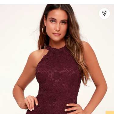 Love poem sale burgundy lace dress