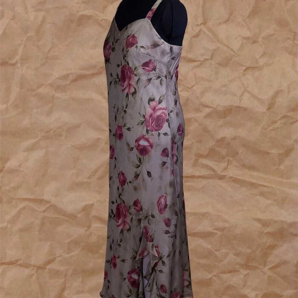 Vintage R&M Richards Gray Floral Dress Jacket Set - image 3
