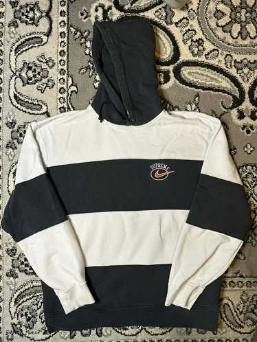 Supreme nike sale stripe hoodie