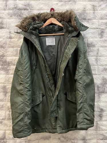 Military × Schott Schott Parka Jackat Fur Hooded