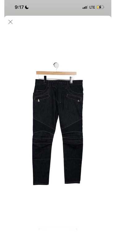 Balmain Balmain Moto Jeans