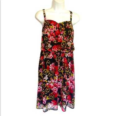 Floral Print Strappy Sundress