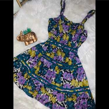 NWOT Elle Beautiful floral mid motif dress - image 1