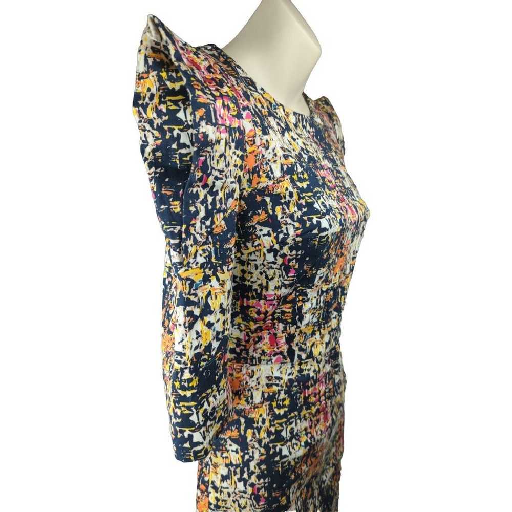 MISS SIXTY Watford Dress Puff Sleeve Multi-colore… - image 2