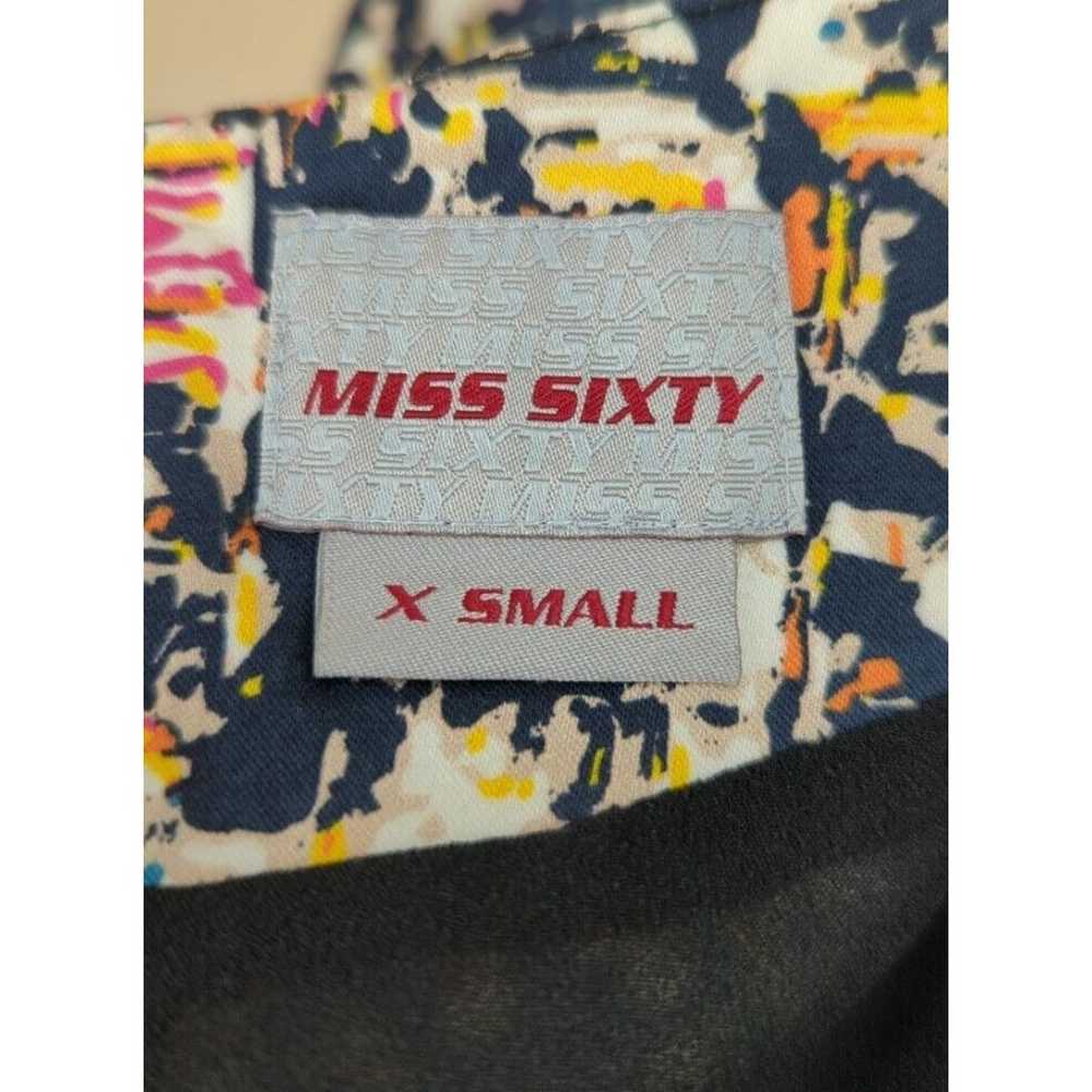 MISS SIXTY Watford Dress Puff Sleeve Multi-colore… - image 4