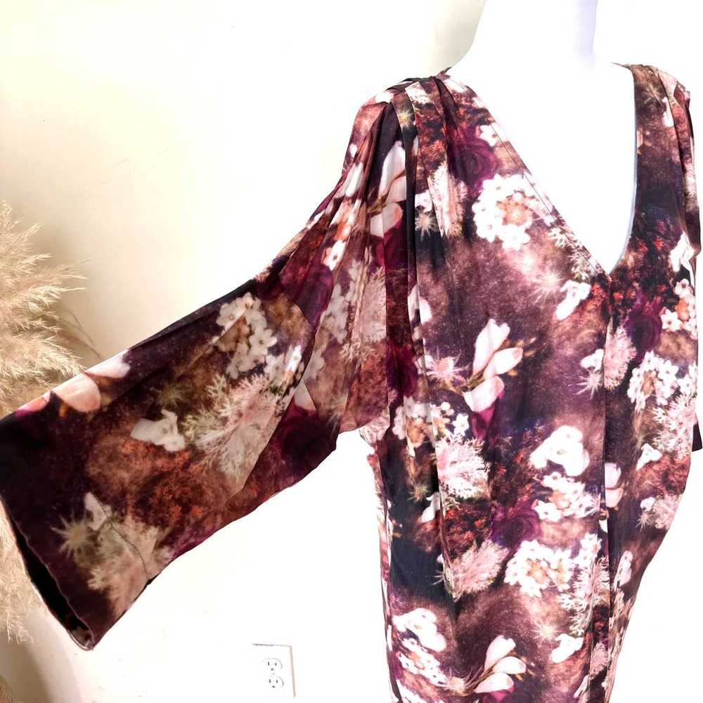 Anthropologie The Odells Floral Dolan Sleeve Dres… - image 8