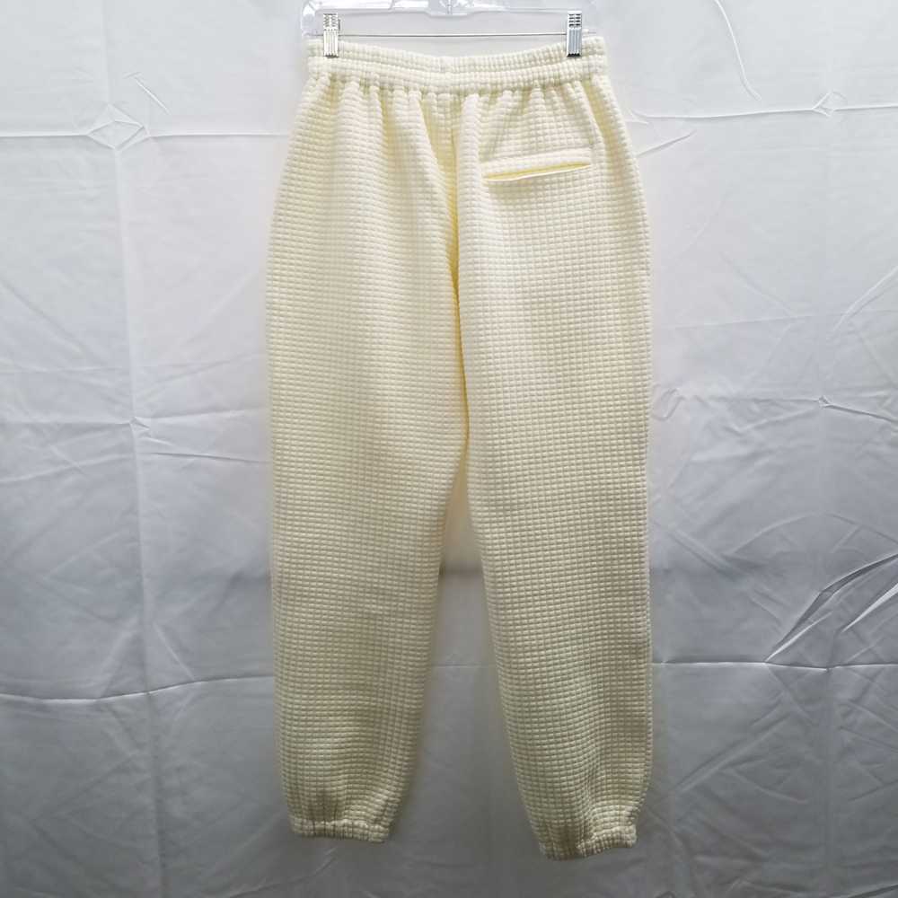 Cream Quilted Sweatpants My Mum Made It - image 2