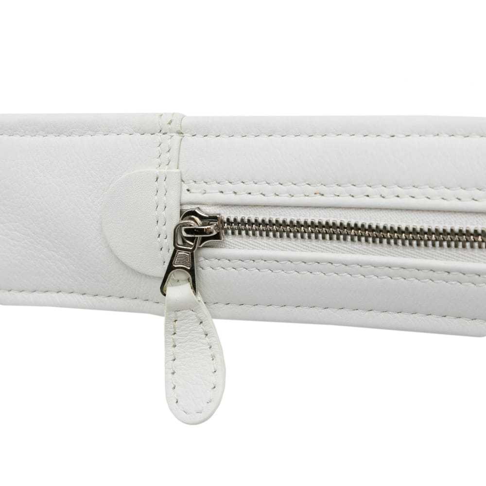 Balenciaga Triangle leather clutch bag - image 10