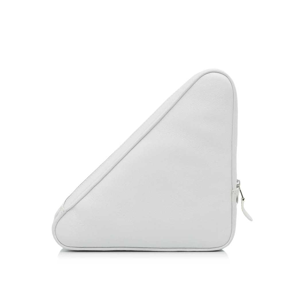 Balenciaga Triangle leather clutch bag - image 3