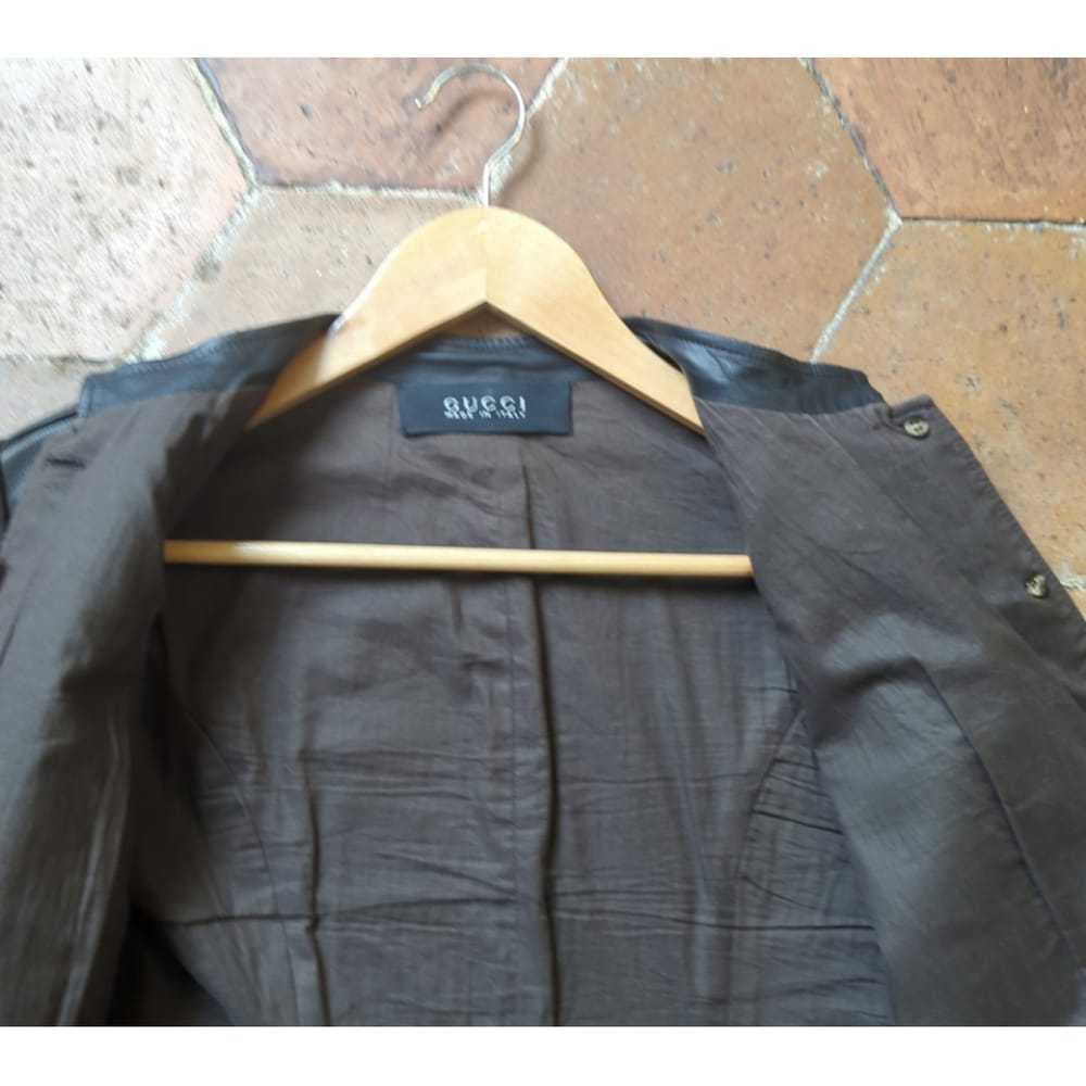 Gucci Leather biker jacket - image 2