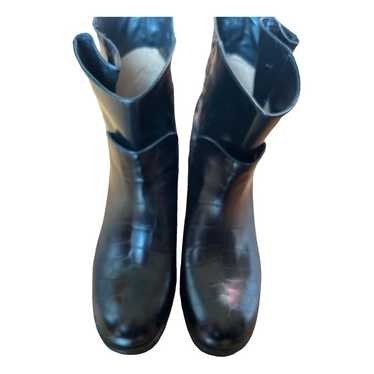 Salvatore Ferragamo Leather biker boots - image 1