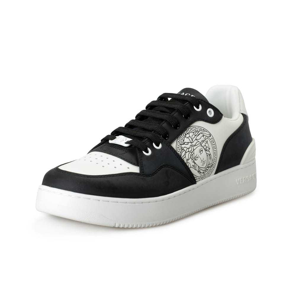 Versace Leather low trainers - image 2