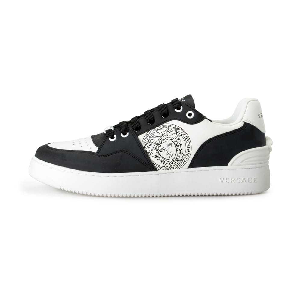 Versace Leather low trainers - image 6