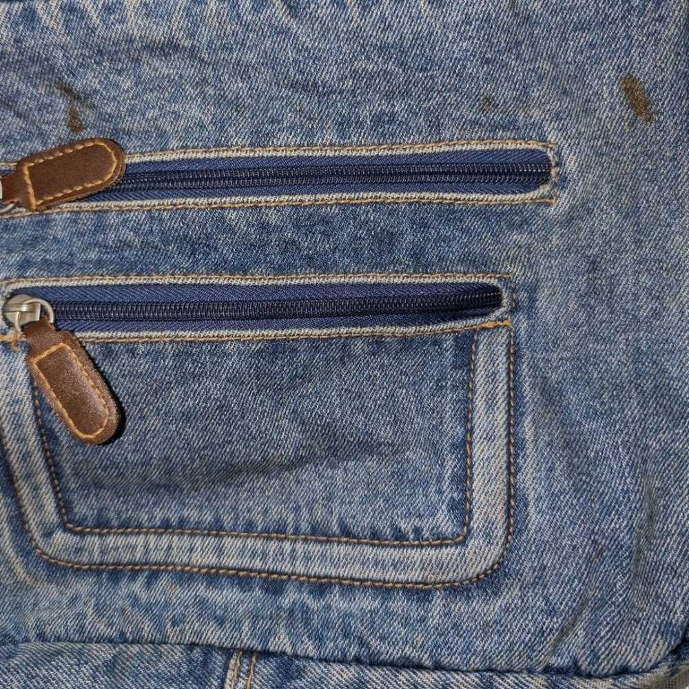 Blue Jean Adjustable Strap Crossbody Hobo Bag - image 4
