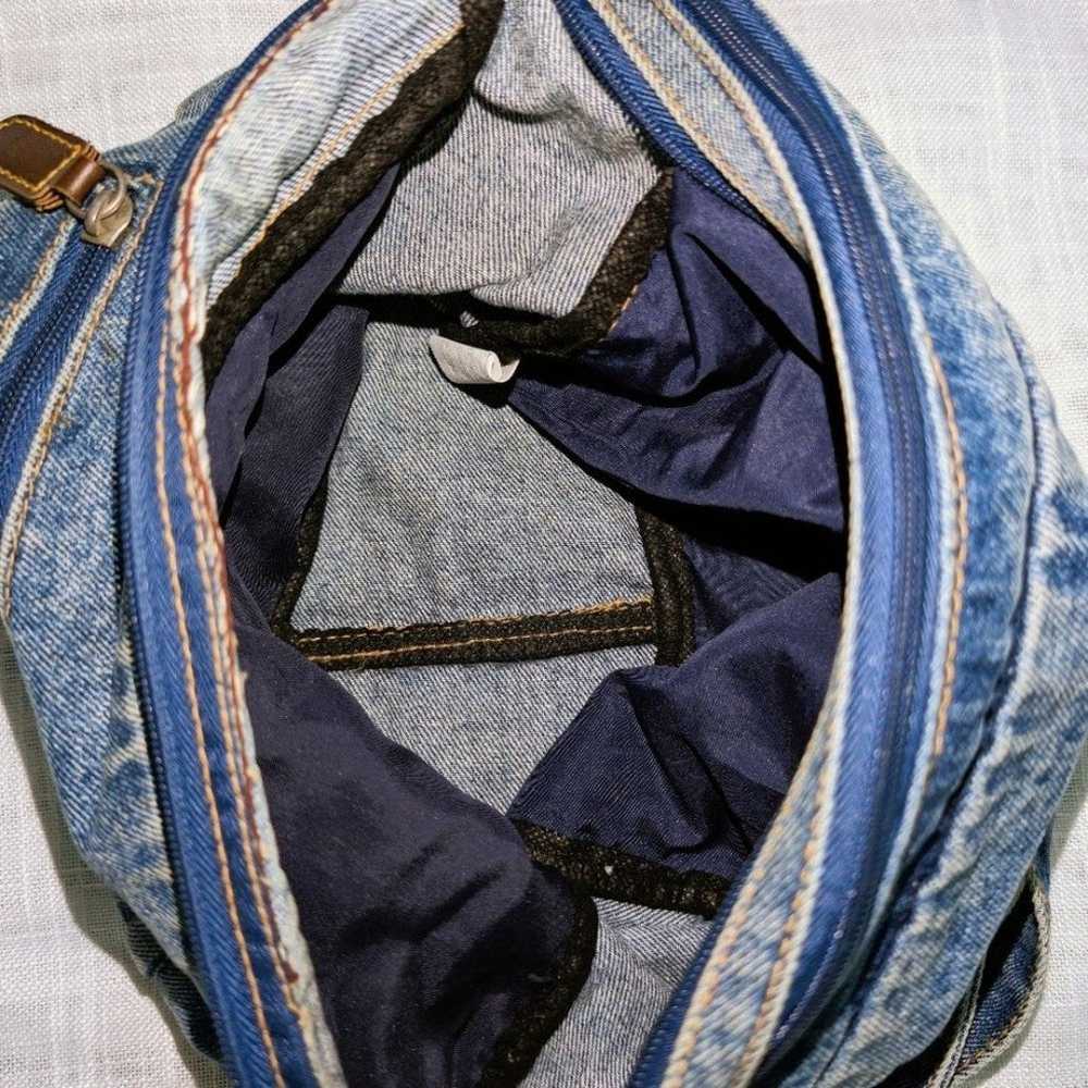 Blue Jean Adjustable Strap Crossbody Hobo Bag - image 6