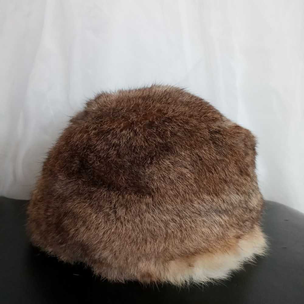 Vintage hat real rabbit fur made in france - image 2