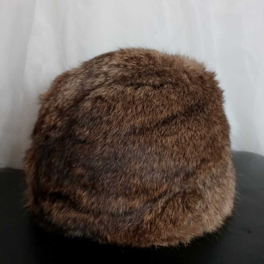 Vintage hat real rabbit fur made in france - image 3