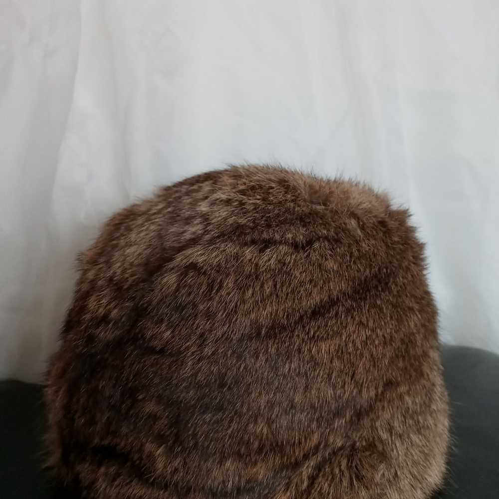 Vintage hat real rabbit fur made in france - image 4