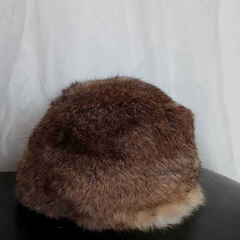 Vintage hat real rabbit fur made in france - image 5