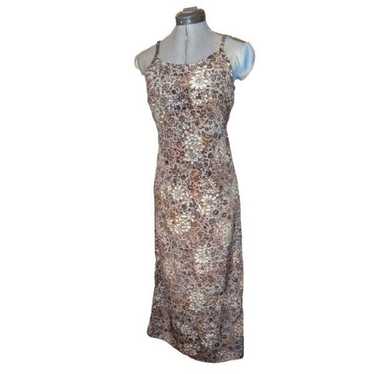 Maurices vintage brown floral print dress size 5
