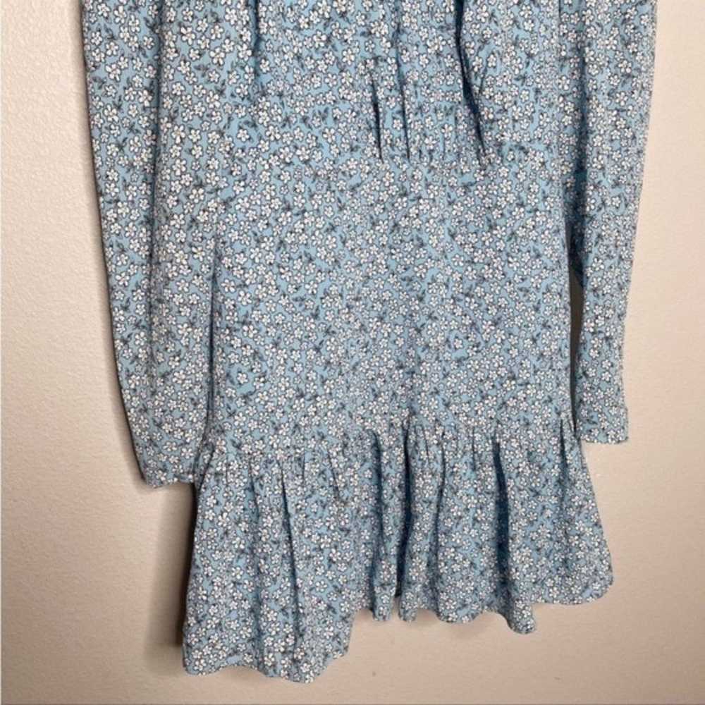 Finders Keepers Blossom Blue Floral Long Sleeve D… - image 5