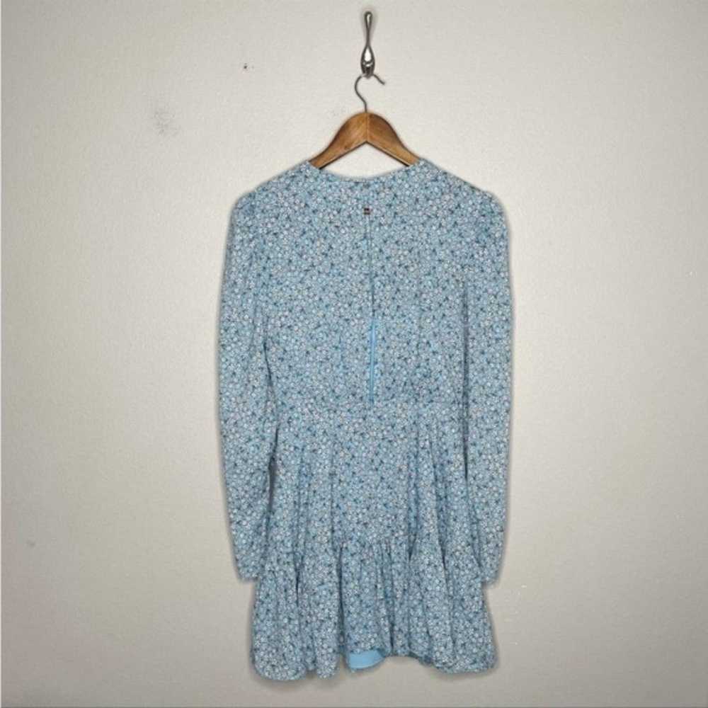 Finders Keepers Blossom Blue Floral Long Sleeve D… - image 7