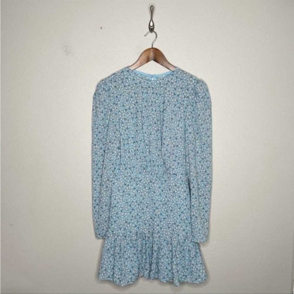 Finders Keepers Blossom Blue Floral Long Sleeve D… - image 8
