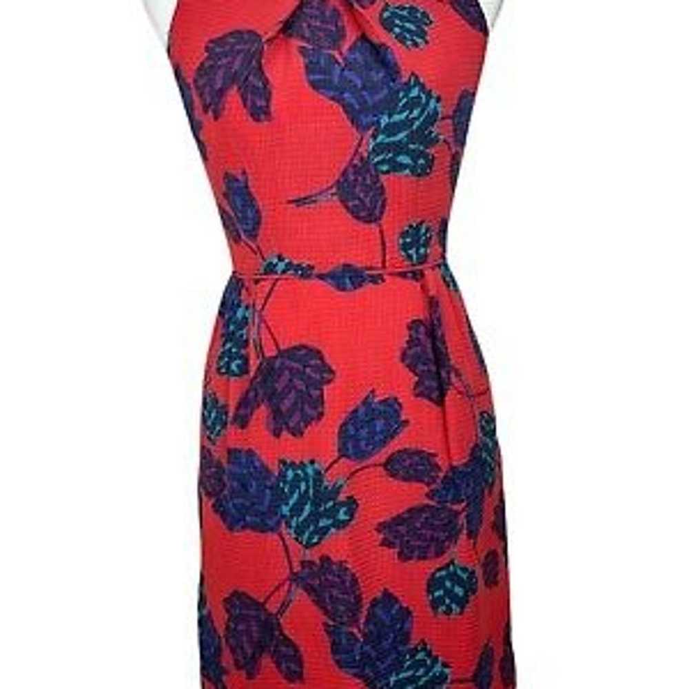 Marc By Marc Jacobs Corvette Red Multi Silk Dress… - image 2