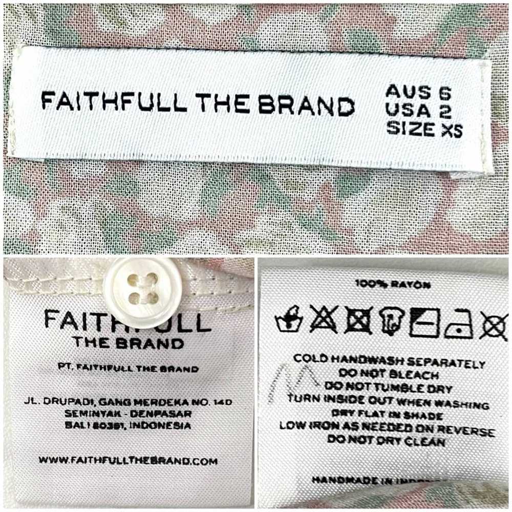 Faithfull the Brand- Margot Tie Front Dress Size … - image 7