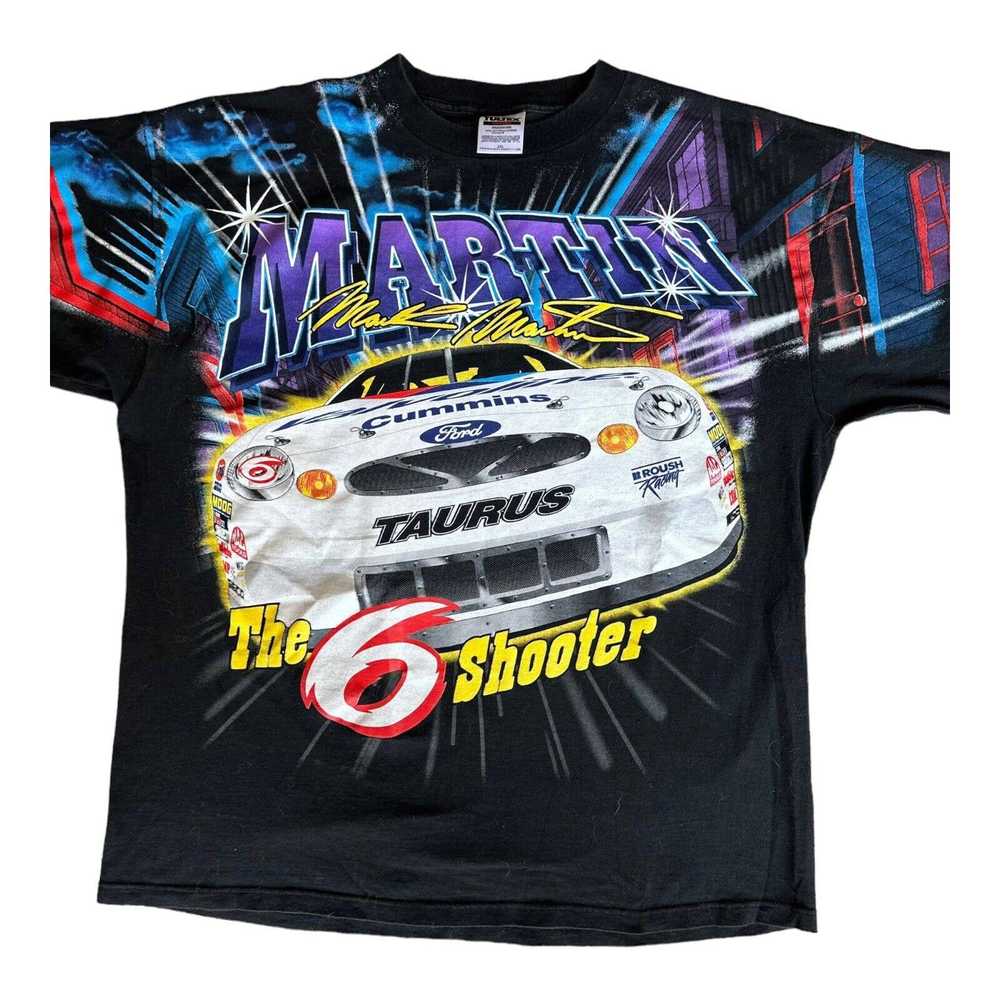 Tultex Vintage 1999 Mark Martin NASCAR Shirt XXL … - image 4