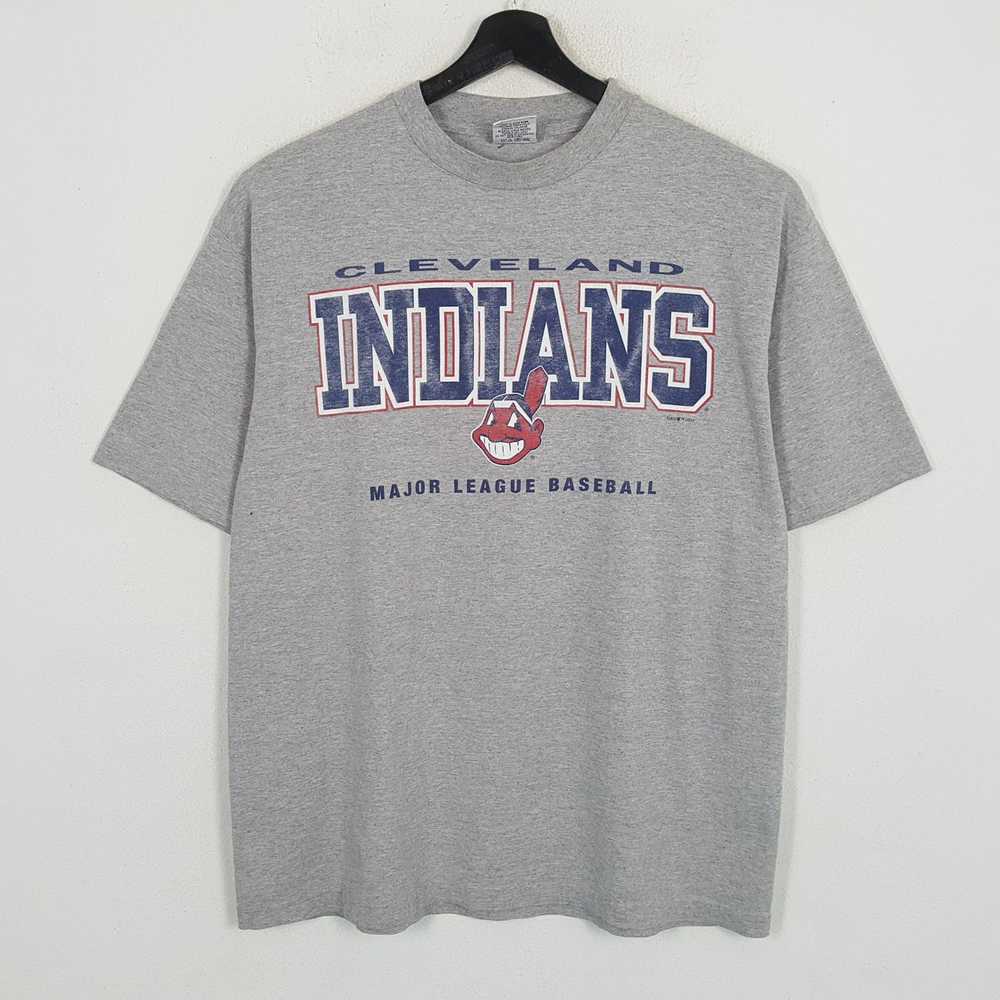 MLB × Sportswear × Vintage CLEVELAND INDIANS Base… - image 1