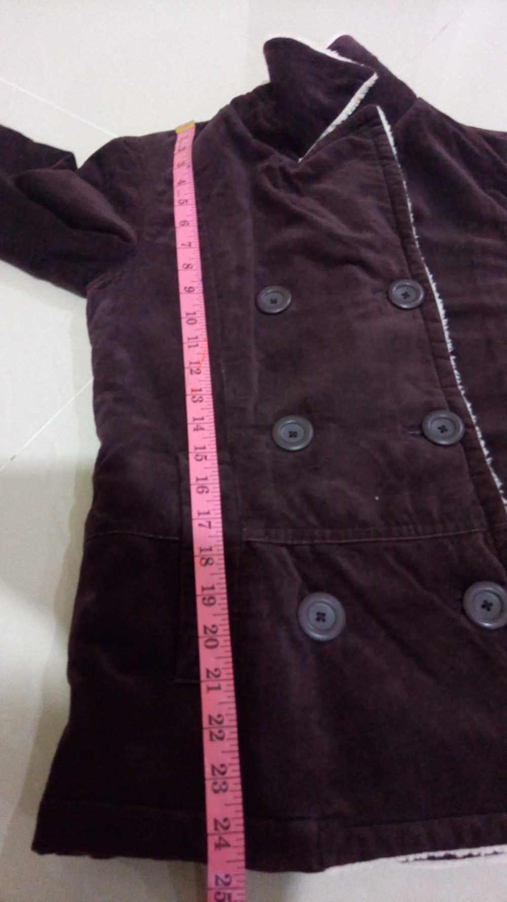 Japanese Brand Giordano Velvet Jacket size S - image 11
