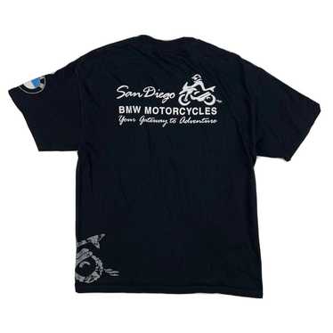 Hanes Vintage BMW Motorcycles San Diego Shirt Men… - image 1