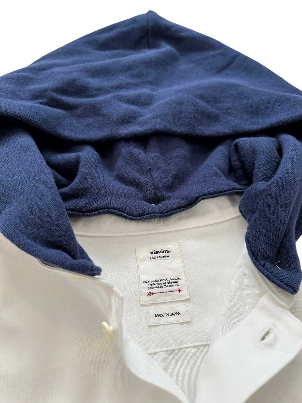 Visvim Sz1 Navy Hooded Ingall Shirt - image 2