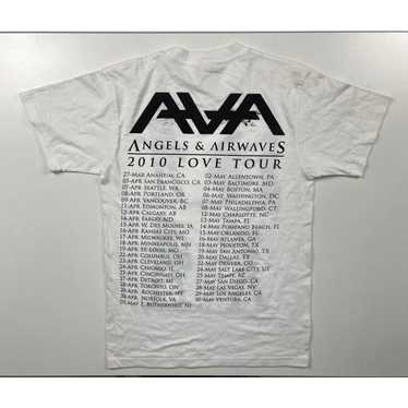 Tultex Angels & Airwaves Shirt Small LOVE Tour 20… - image 1