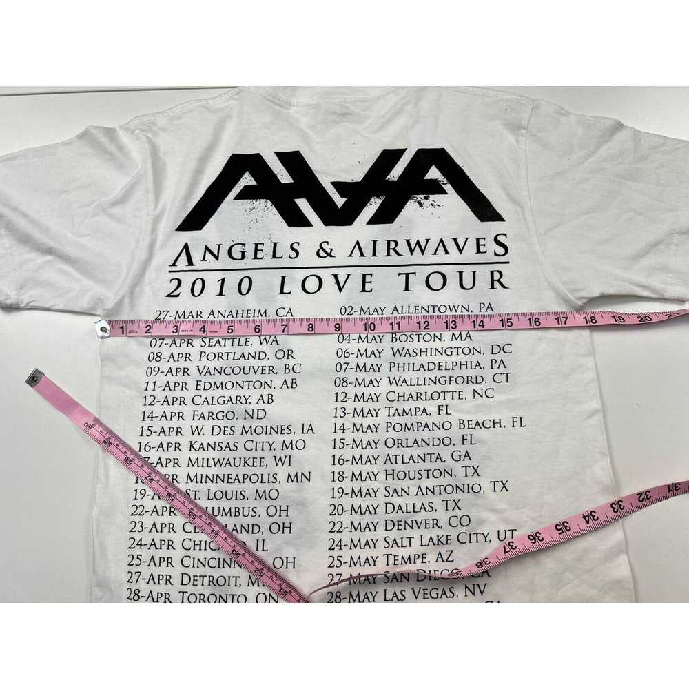 Tultex Angels & Airwaves Shirt Small LOVE Tour 20… - image 4