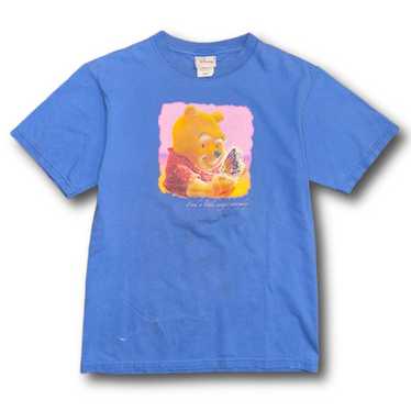 Disney Disney Winnie the Pooh Vintage Blue Graphi… - image 1