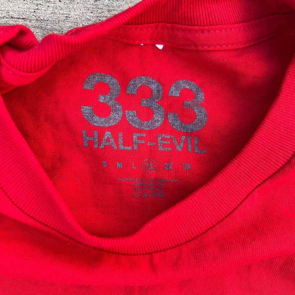 Half Evil Half evil 333 skull size xl tshirt - image 5
