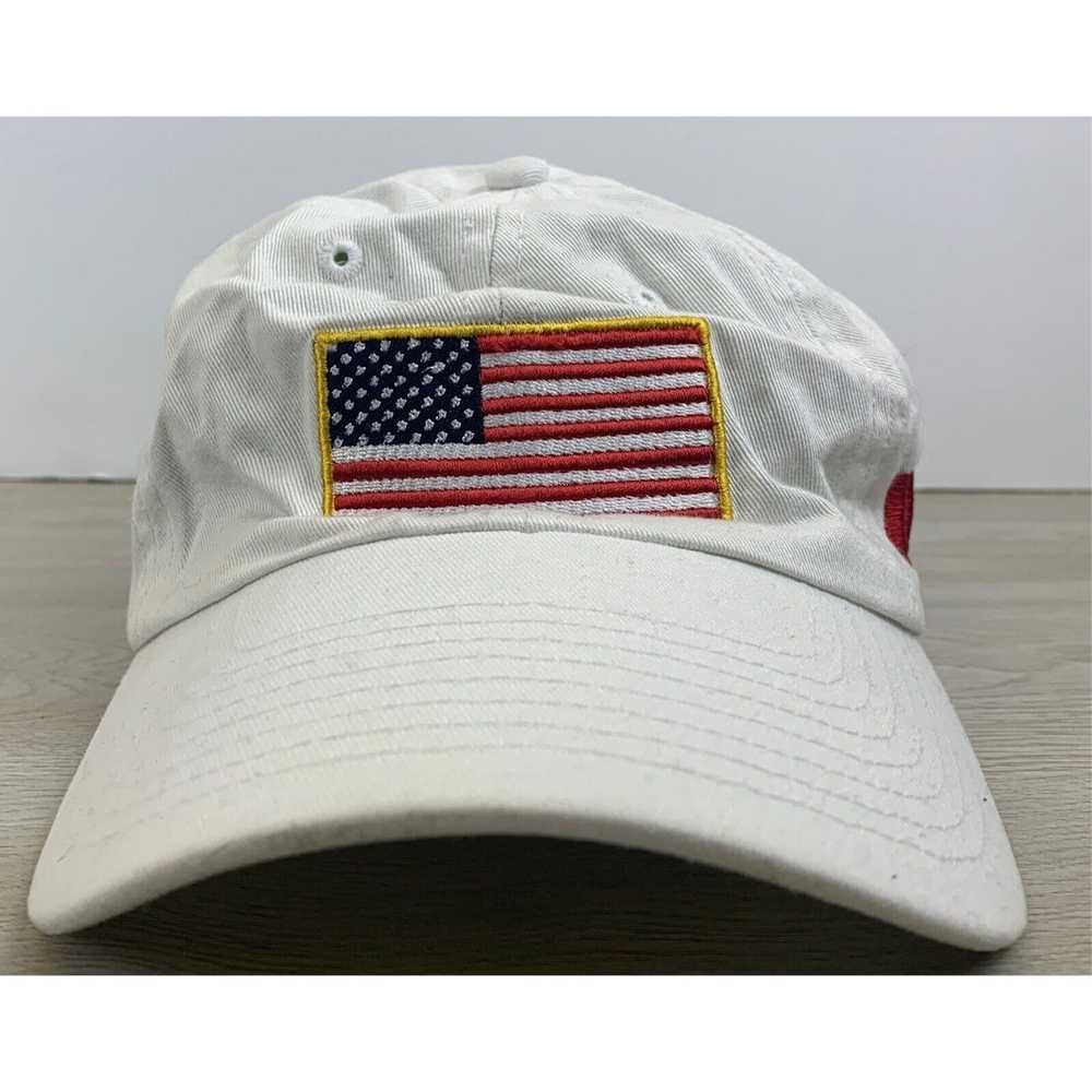 Other USA Hat American Flag White Adjustable Adul… - image 1