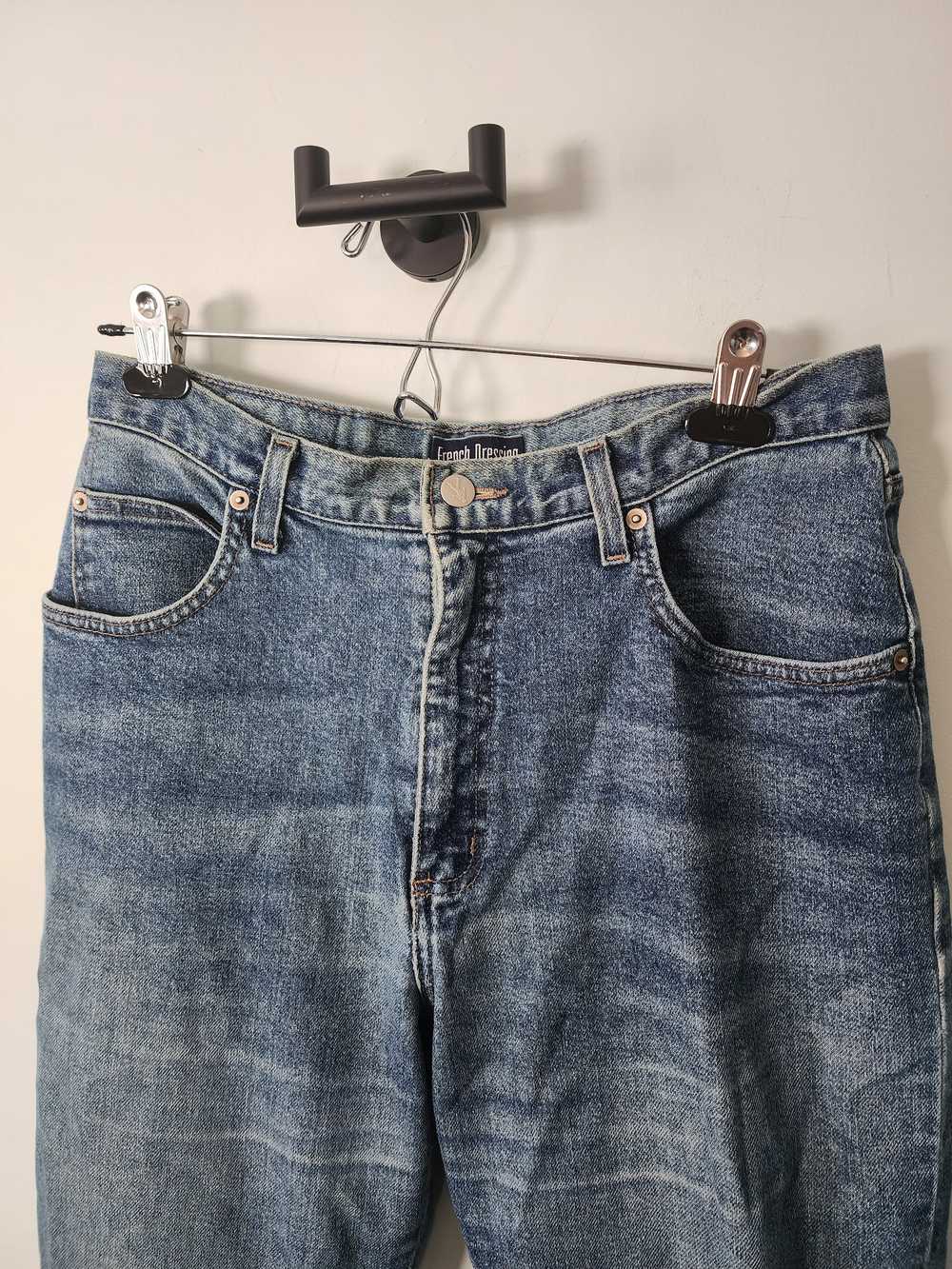 Distressed Denim × Made In Canada Vintage French … - image 3