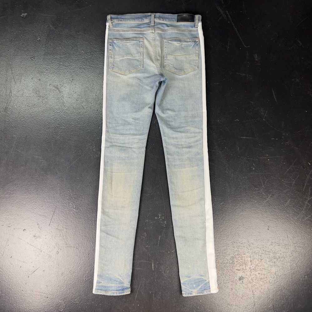 Amiri Amiri Blue Stripe Jeans - image 2