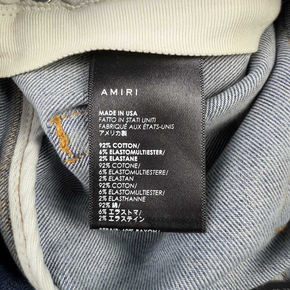 Amiri Amiri Blue Stripe Jeans - image 4