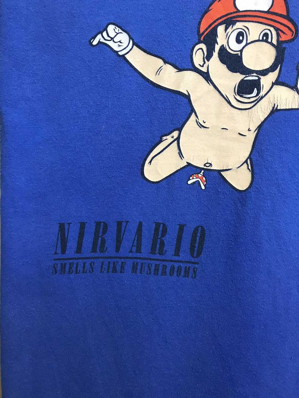 Band Tees × Nirvana × Vintage Vintage Nirvario ba… - image 4