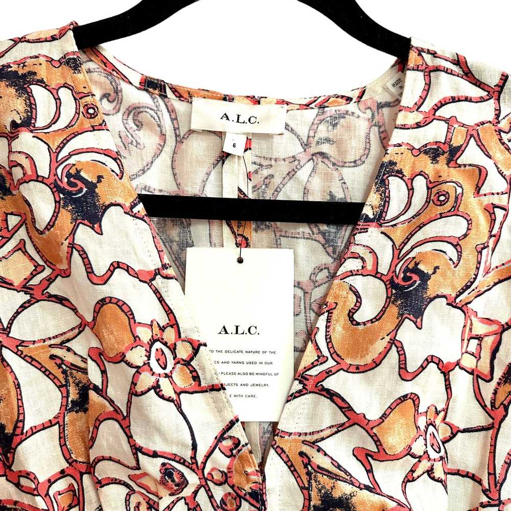 A.L.C. NEW A.L.C. Salina Linen Mini Dress - image 6