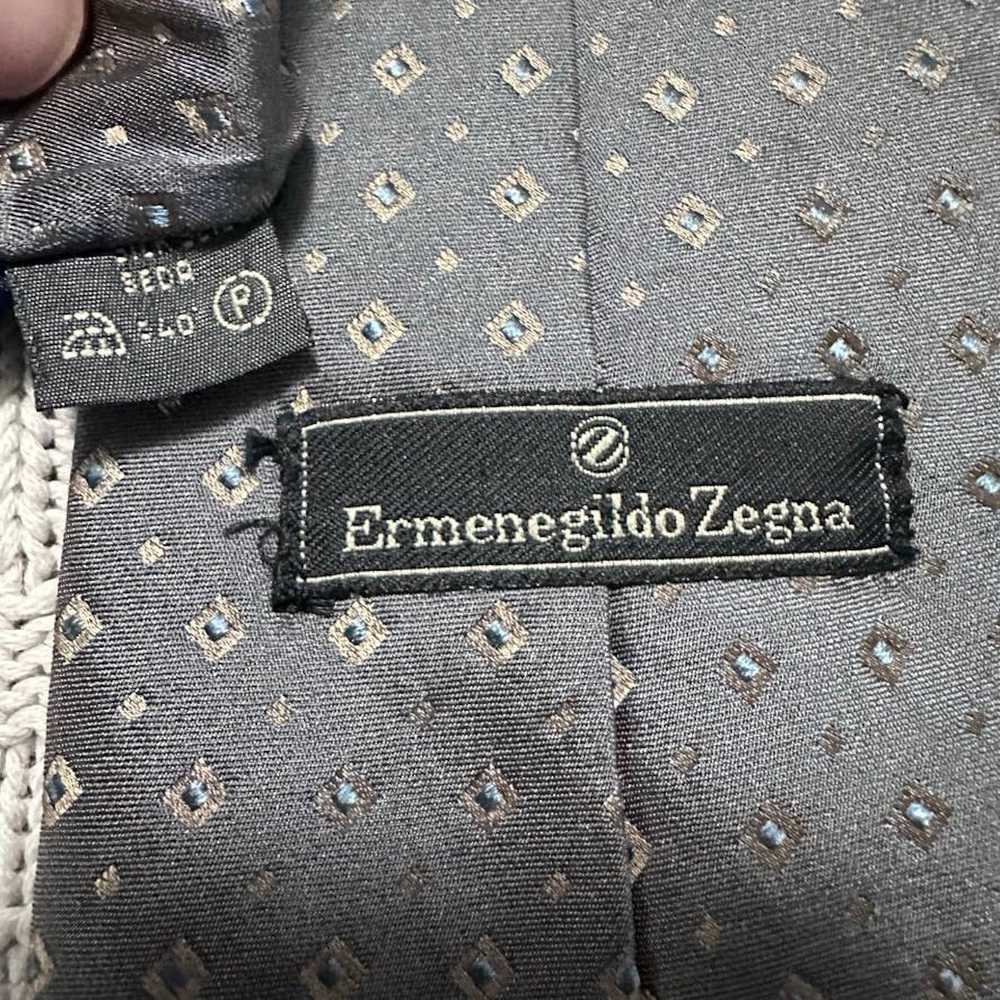 Ermenegildo Zegna Ermenegildo Zegna silver gray m… - image 3
