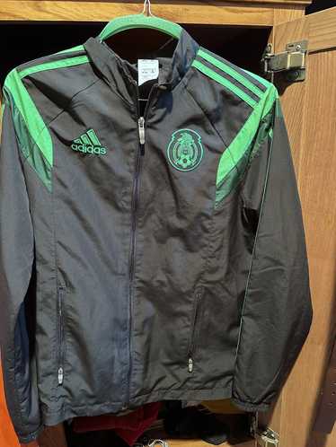adidas メキシコ国旗デザインジャケット レア90年代 adidasアディダス メキシコ代表ジャージ 万国旗タグ