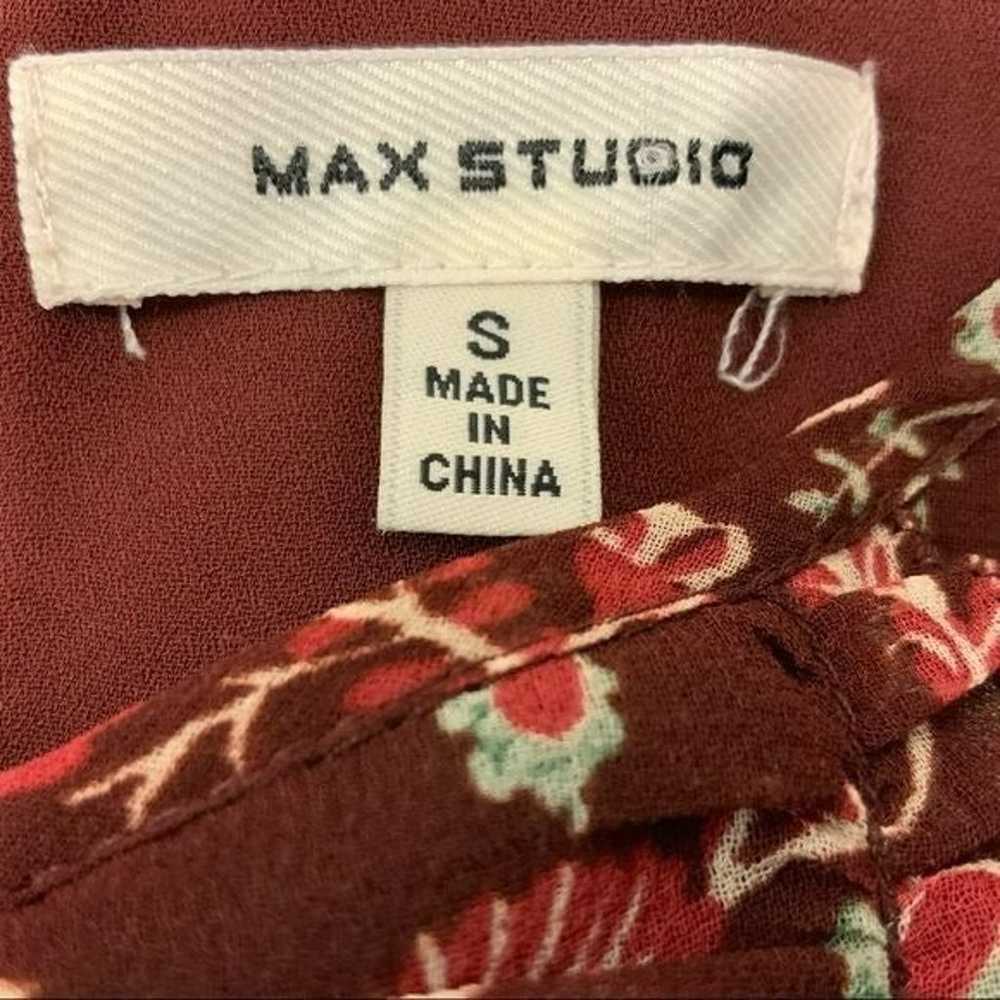 Max Studio Floral Ruffle Smocked Long Sleeve Dres… - image 5
