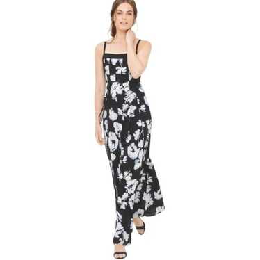 White House Black Market Women’s Floral Pleated M… - image 1